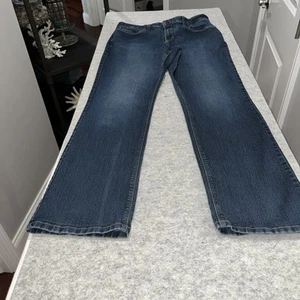 NWT NYDJ Womens Straight Jeans Marilyn Mid Rise Medium Wash Blue Denim Size 14 - Picture 1 of 13