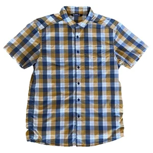 Arc'Teryx Shirt Short Sleeve Button Up Mens Sz Large Plaid Multicolor Arcteryx - Picture 1 of 12