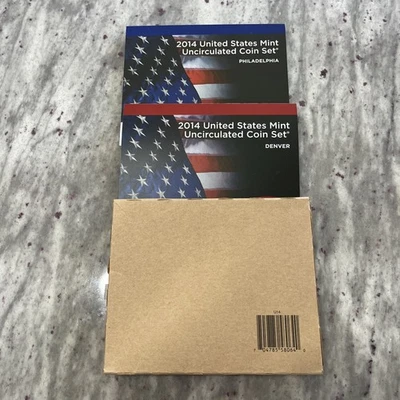 2014 Uncirculated U.S. Mint Set (OGP) 28 coins P & D - Image 1 of 4