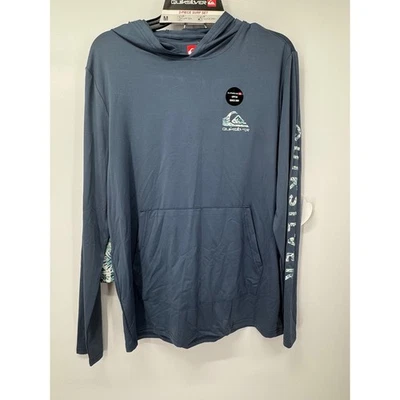 Quiksilver 2-Piece Surf Set Shirt Shorts Mens Medium Jade Gray UPF50 Quick Dry - Image 1 of 4