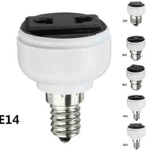 E27 Lamp Light Socket Holder Screw Bulb Convert To US Female EU Power Brand New - Picture 1 of 25