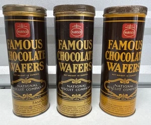 Vintage Collectible Home Decor National Biscuit Company Tin LOT of 3 Nabisco - Picture 1 of 9