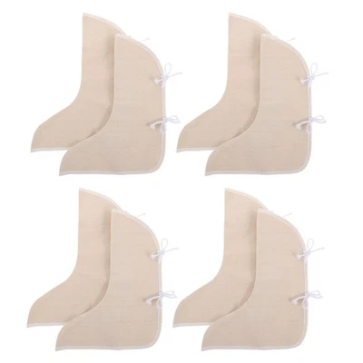  4 pares de cubiertas protectoras para zapatos de soldador polainas de soldadura aisladas para la seguridad de los pies Foto 1 de 4