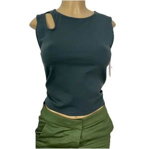 Jessica Simpson Green Camisole Tank Top Shirt Womens Size Small Casual Cami New - Picture 1 of 13