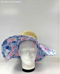 SOMBRERO FLOPPY LILLY PULITZER PLAYA "VER AL MAR BRILLANTE" - Imagen 1 de 6