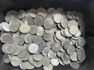 ALEMANIA 3er REICH SEGUNDA GUERRA MUNDIAL ZINC 1 PENIQUE 1940-1944 ESVÁSTICA NAZI EMISIÓN SOLO £1,85 - Imagen 1 de 2