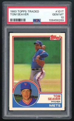 TOM SEAVER 1983 TOPPS 交易新秀 PSA 10 #101T RC METS — 第 1/2 张图片