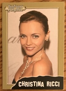 CHRISTINA RICCI, RARE ! 2008 "POP-CARDZ" CARD, WOW !