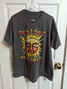 Vintage Sublime Rock T Shirt. Long Beach. Size XL Gray - Picture 1 of 3