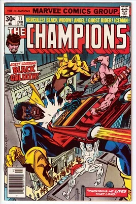 CHAMPIONS #11 NM 9.4 1977 MARVEL COMICS BLACK GOLIATH - Image 1 of 2