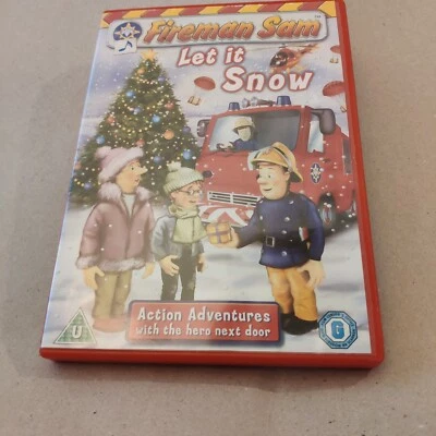 FIREMAN SAM LET IT SNOW DVD ACTION ADVENTURE WITH HERO NEXT DOOR G RATED - Image 1 of 4