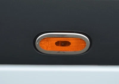 Chrome Side Reflector Marker Lamp Trims To Fit Mercedes-Benz Sprinter (2006 - Image 1 of 4