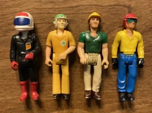 Figuras de acción Fisher Price de colección 1974-1976 lote de 4 pilotos de coches de carreras Medic A8 - Imagen 1 de 12