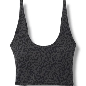 NWT prAna Chakara Crop Top Women's Size Small S in Dark Iron Wild - Picture 1 of 7
