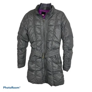 UGG Damen Größe S grau Puffer Parka Jacke Mantel 80/20 Daunen voller Reißverschluss - Bild 1 von 11
