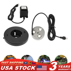 3-Head Ultrasonic Mist Maker Fogger Water Fountain Pond Atomizer Humidifier - Picture 1 of 20