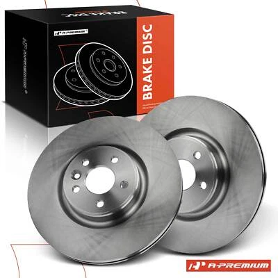A-Premium 2Pcs Front Side Disc Brake Rotors for Volvo S60 2012-2018 S80 07-16 - Image 1 of 4