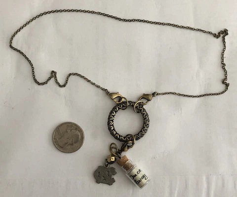 North Carolina Tar Heels UNC - Charm Necklace  -  Jewelry Cover