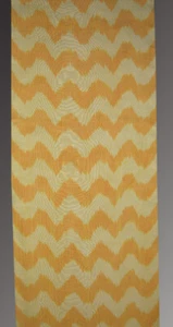 11 Yard HAND MADE UZBEK Natural SILK IKAT ADRAS FABRIC #7470 - Picture 1 of 3
