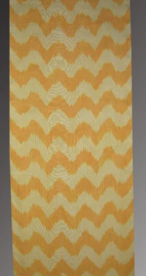 11 Yard HAND MADE UZBEK Natural SILK IKAT ADRAS FABRIC #7470 - Image 1 of 3