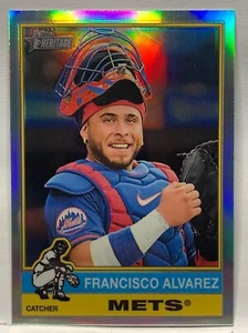 2025 Topps Heritage CHROME REFRACTOR PARALLEL #1-500 VET/RC/SP - YOU PICK (a351) - Picture 1 of 32
