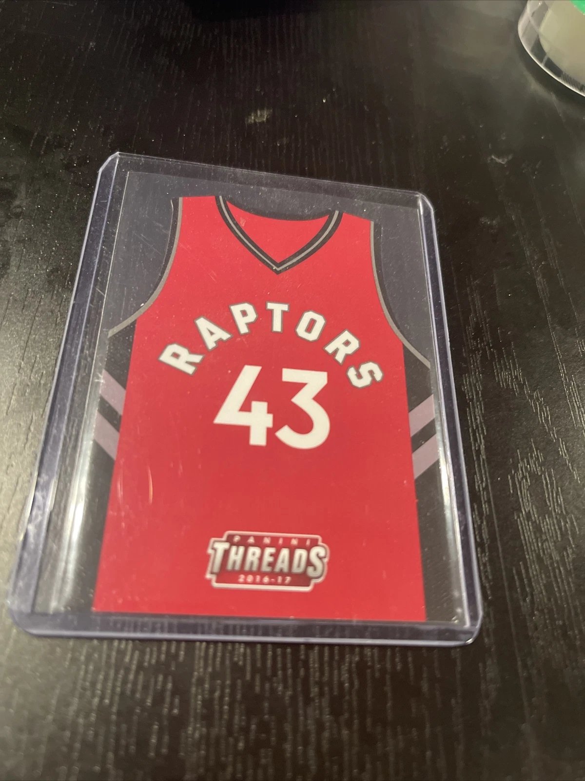 2016-17 Panini Threads Team Threads Rookie Die-Cuts Pascal Siakam #22 Rookie RC