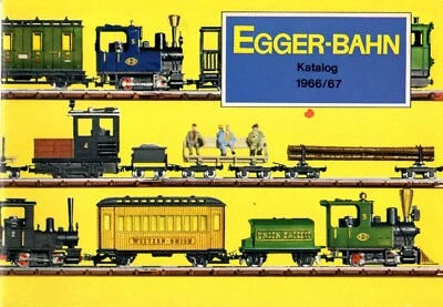 catalogo EGGER-BAHN 1966/67 Modelltåg Spårvidd HOe = 9mm 1/87          SV  aa Foto 1 de 2