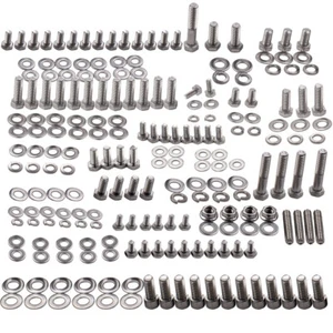 Stainless Engine Hex Bolt Kit Set for Chevy SBC 265 283 305 327 350 400 - Picture 1 of 10