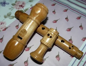 RAR! Sammler! Zamir Israel: "Ariel" Sopran-Blockflöte, barocke Griffweise, 2x D - Bild 1 von 6