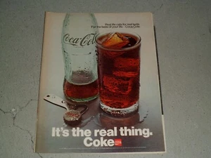 1970 COKE COCA-COLA AD - Bild 1 von 1