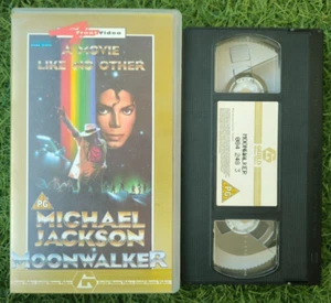 Michael Jackson - Moonwalker Guild / 4Front Promo PAL VHS - Picture 1 of 4