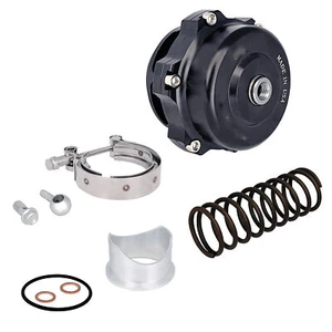 Black 50MM Blow Off Valve BOV50 Q Typer BV50 Springs Fits for Tial V-Band Flange - Picture 1 of 15