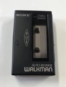 SONY WM-7 Cassette Walkman Black Junk Power Only - Picture 1 of 8
