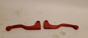 RED BRAKE AND CLUTCH ALLOY GP SHORT LEVER SET FOR HONDA XR RED - Bild 1 von 6
