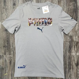 1987 Puma Alianza Lima Soccer Shirt Blue Men S Peru Cueto Potrillos Cubillas - Picture 1 of 7