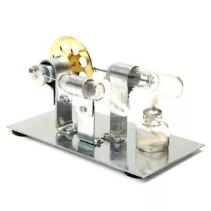 Motore Stirling Aria Calda Modello Generatore Elettrico Motore Fisica Vapore Potenza Giocattolo - Foto 1 di 6
