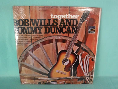 Bob Wills & Tommy Duncan, Together, Sunset Records SUS 5108, SEALED, Country - Image 1 of 2