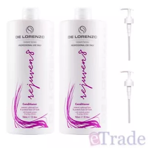De Lorenzo Instant Rejuven8 Conditioner 960ml x2 Delorenzo + Pumps x2 - Picture 1 of 1
