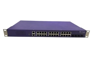 2X: EKSTREMALNE SIECI X435-24P-4S GIGABITOWY PRZEŁĄCZNIK KRAWĘDZIOWY 24-PORTOWY 4-PORTOWY SFP PoE - Zdjęcie 1 z 7