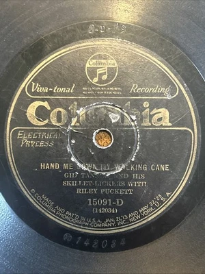 Riley Puckett w/ Skillet Lickers Pre War “1926” 78 RPM Columbia 15091-D - Image 1 of 4