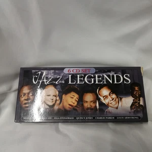 Jazz Legends - 6 CD Set Miles Davis Ella Fitzgerald Quincy Jones h23 - Picture 1 of 6