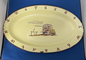 Rare Monterrey Western Ware Serving Platter, 15 5/8" W/2 Clouds - Picture 1 of 6