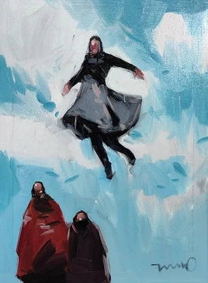 Коллекционные художественные фигурки Хосе Трухильо изобразительное искусство ПЕЧАТЬ 16x20 дюймов настенная живопись - Изображение 1 из 4