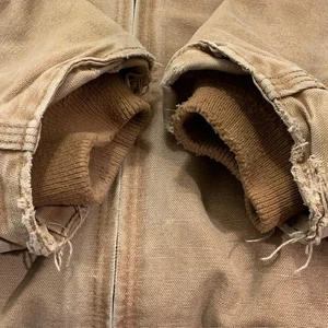 Chaqueta de Colección Carhartt Para Hombres Grande Envejecida Sherpa Capucha Golpeada J141 BRN Marrón - Imagen 1 de 23