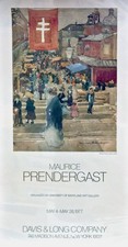 Maurice Brazil Prendergast, Davis and Long Exhibition, Poster