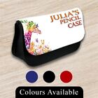 Personalised Pencil Case Any Name Generic Design Bag School Kids Stationary 26
