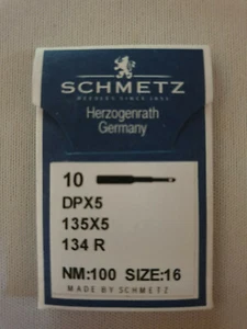 (0,32 € / Stück) 100 Stück Nähmaschinennadeln von Schmetz NM: 100           - Picture 1 of 1