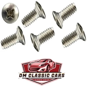 1967-81 CAMARO FIREBIRD DOOR LATCH SCREW SET 6-PIECE - Foto 1 di 3