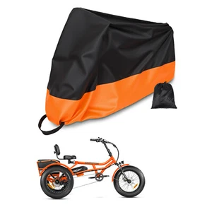 Waterproof Bike Cover Bicycle Cover with Lock Holes Rain Dust Sun UV Protector - Picture 1 of 14