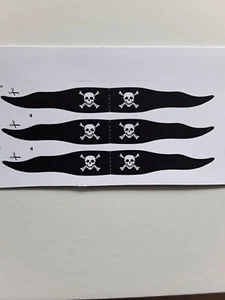 Piraten flagge für Schiffmodele - Bild 1 von 1